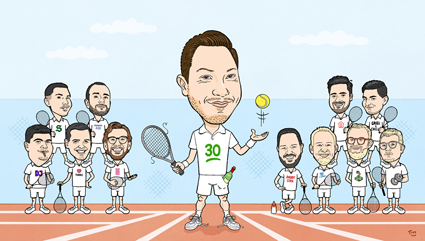 Karikatur zeichnen lassen als Geschenk zum 30. Geburtstag